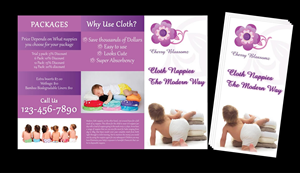 Design de Brochure par Sbss pour cherry blossomz nappies | Design : #1160536