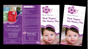 Design de Brochure par Sbss pour cherry blossomz nappies | Design : #1160541