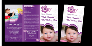 Broschüren-Design von Sbss für cherry blossomz nappies | Design: #1160543