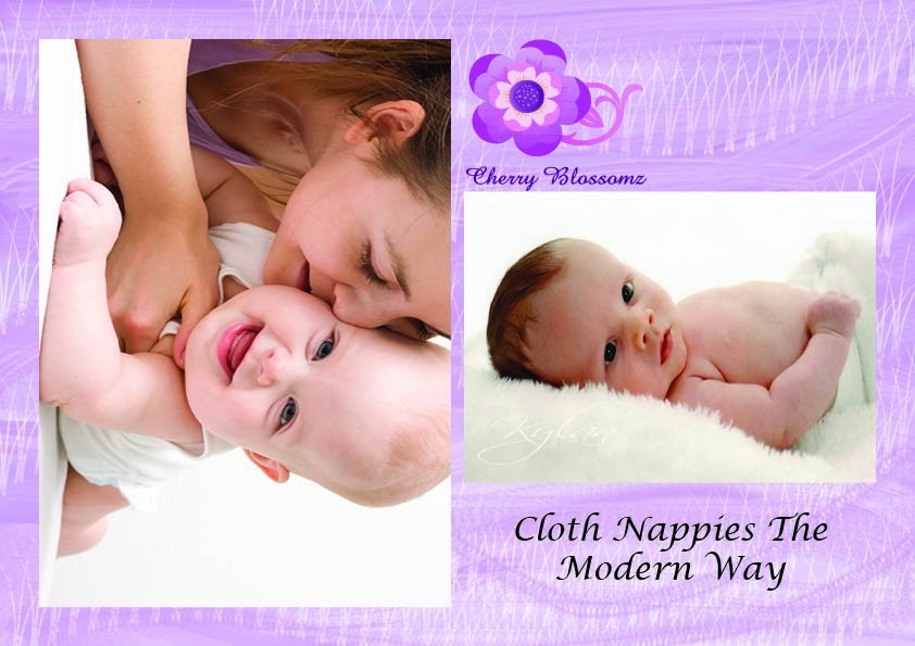 Brochure Design by DesignerIJ for cherry blossomz nappies | Design #1155092