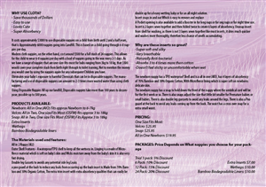 Design de Brochure par DesignerIJ pour cherry blossomz nappies | Design : #1155093