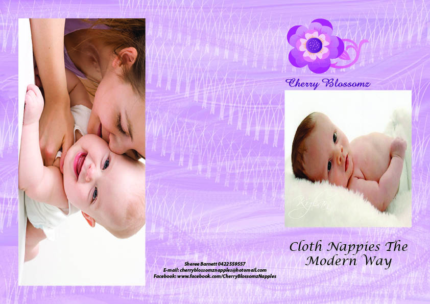 Design de Brochure par DesignerIJ pour cherry blossomz nappies | Design #1158522