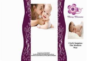 Design de Brochure par DesignerIJ pour cherry blossomz nappies | Design #1164866