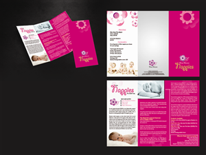 Design de Brochure par SAHOOD pour cherry blossomz nappies | Design : #1157926