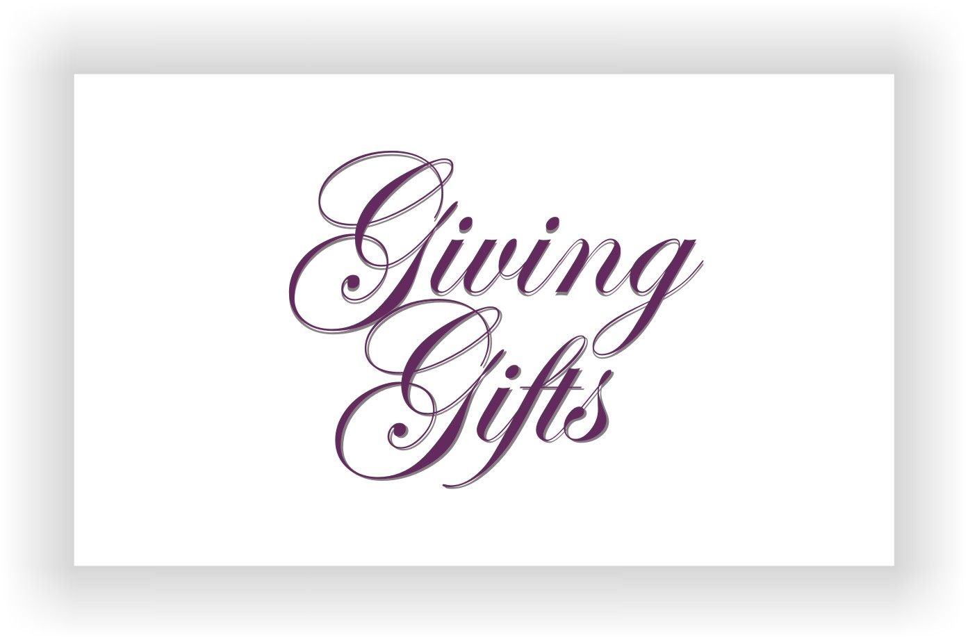 Logo Design by dl for Giving Gifts | Design #1159219