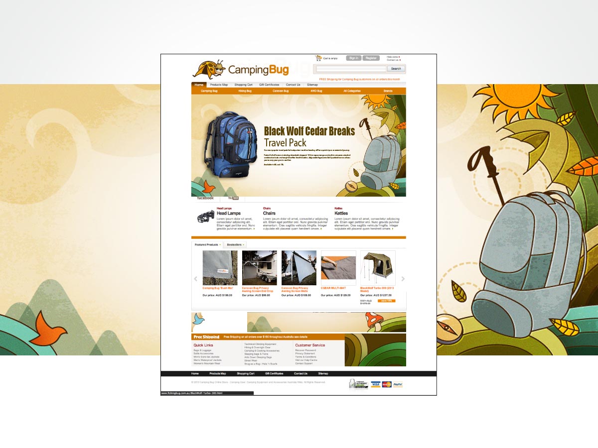 Banner Ad Design by ArtTank for Caravan Bug | Design #1165262