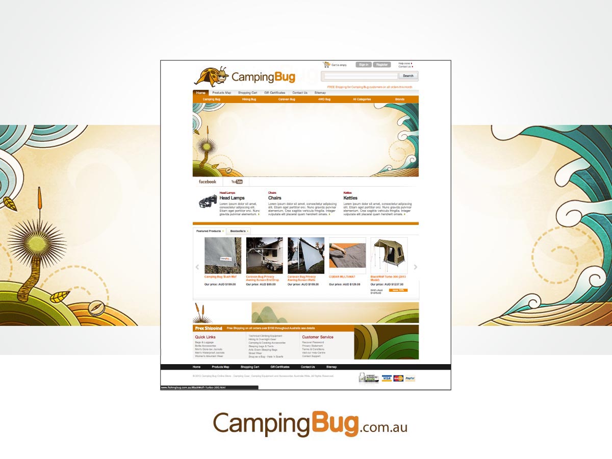 Banner-Design von ArtTank für Caravan Bug | Design: #1172200
