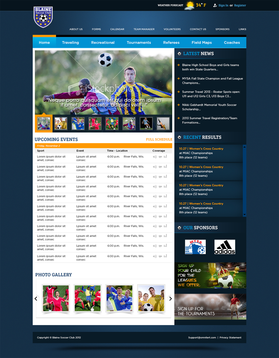 Diseño Web por Mayank Patel para este proyecto | Diseño #1158204