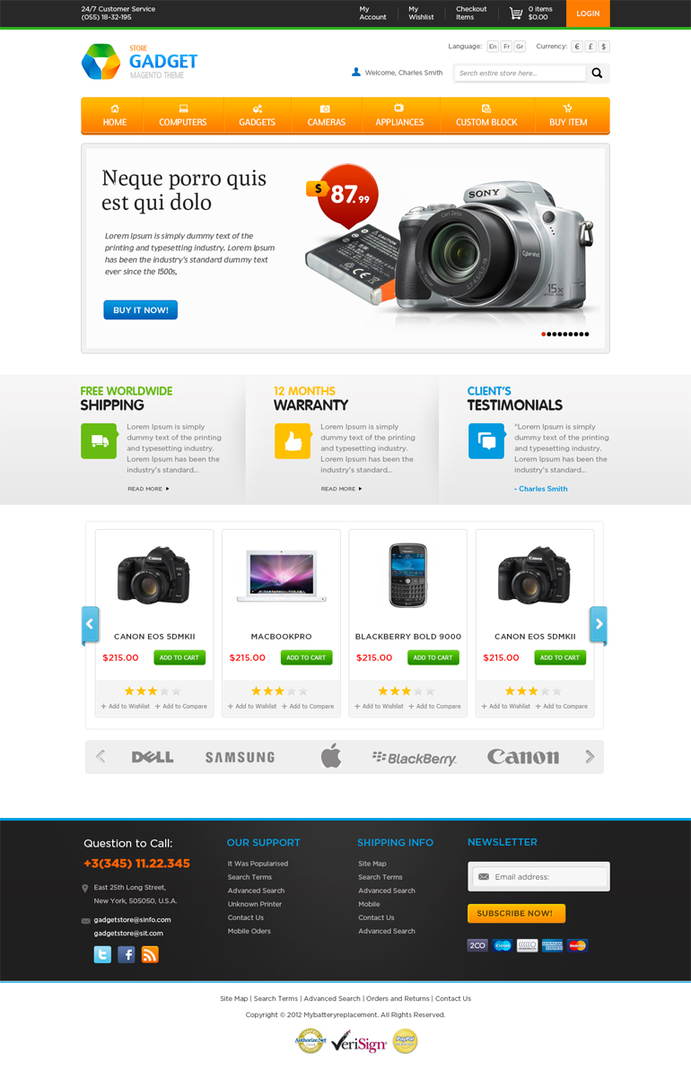 Web Design by Mayank Patel for MyBatteryReplacement | Design #1163410