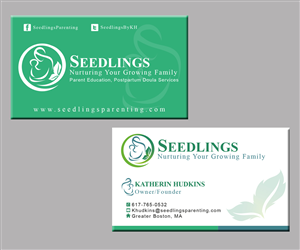 Business Card Design: Pregnancy and Parenting Education/Support | Business Card Design by MT