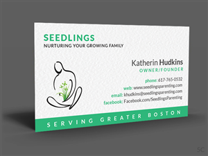 Business Card Design: Pregnancy and Parenting Education/Support | Business Card Design by  Artman