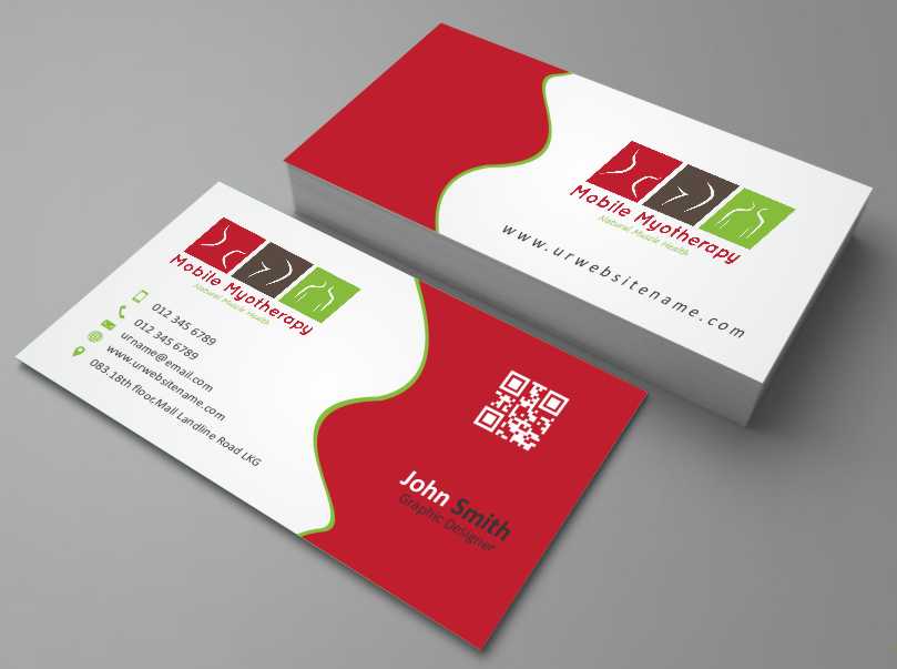 Business Card Design by AwsomeD for Mobile Myotherapy | Design #4142215