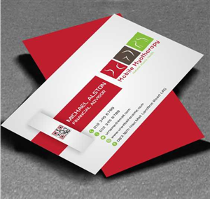 Business Card Design by AwsomeD for Mobile Myotherapy | Design: #4142228