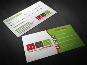 Business Card Design by Pointless Pixels India for Mobile Myotherapy | Design: #4179543