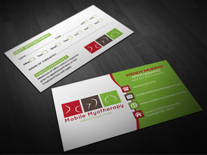 Business Card Design by Pointless Pixels India for Mobile Myotherapy | Design: #4179779
