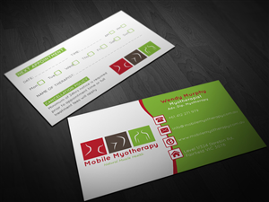 Business Card Design by Pointless Pixels India for Mobile Myotherapy | Design: #4198035