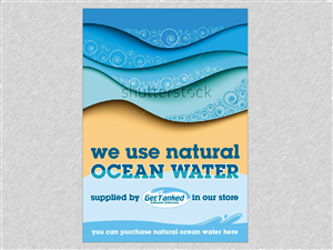 Saltwater In store poster design | Poster Design by Alaya