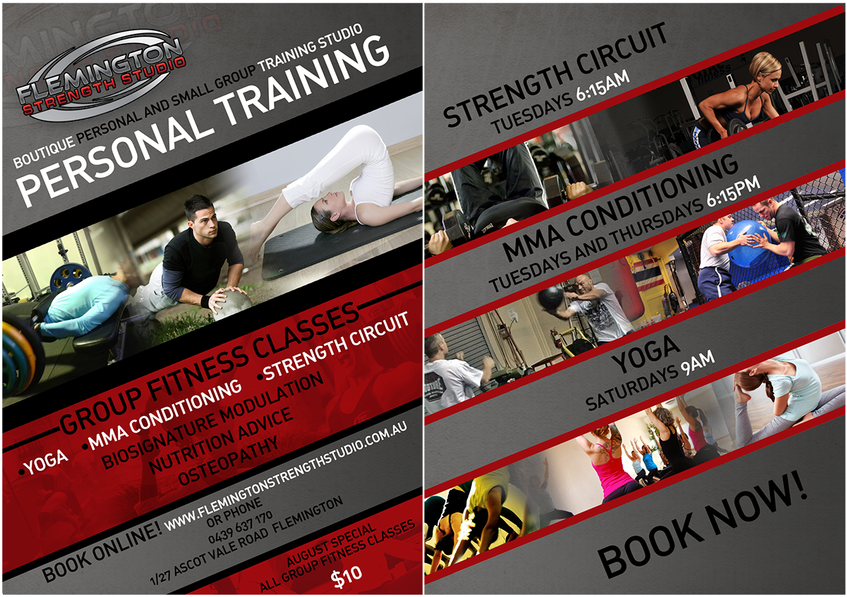 Diseño de Póster por Joshua Corby para Flemington Strength Studio | Diseño #4151282