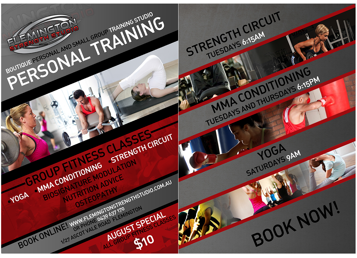 Diseño de Póster por Joshua Corby para Flemington Strength Studio | Diseño #4154327