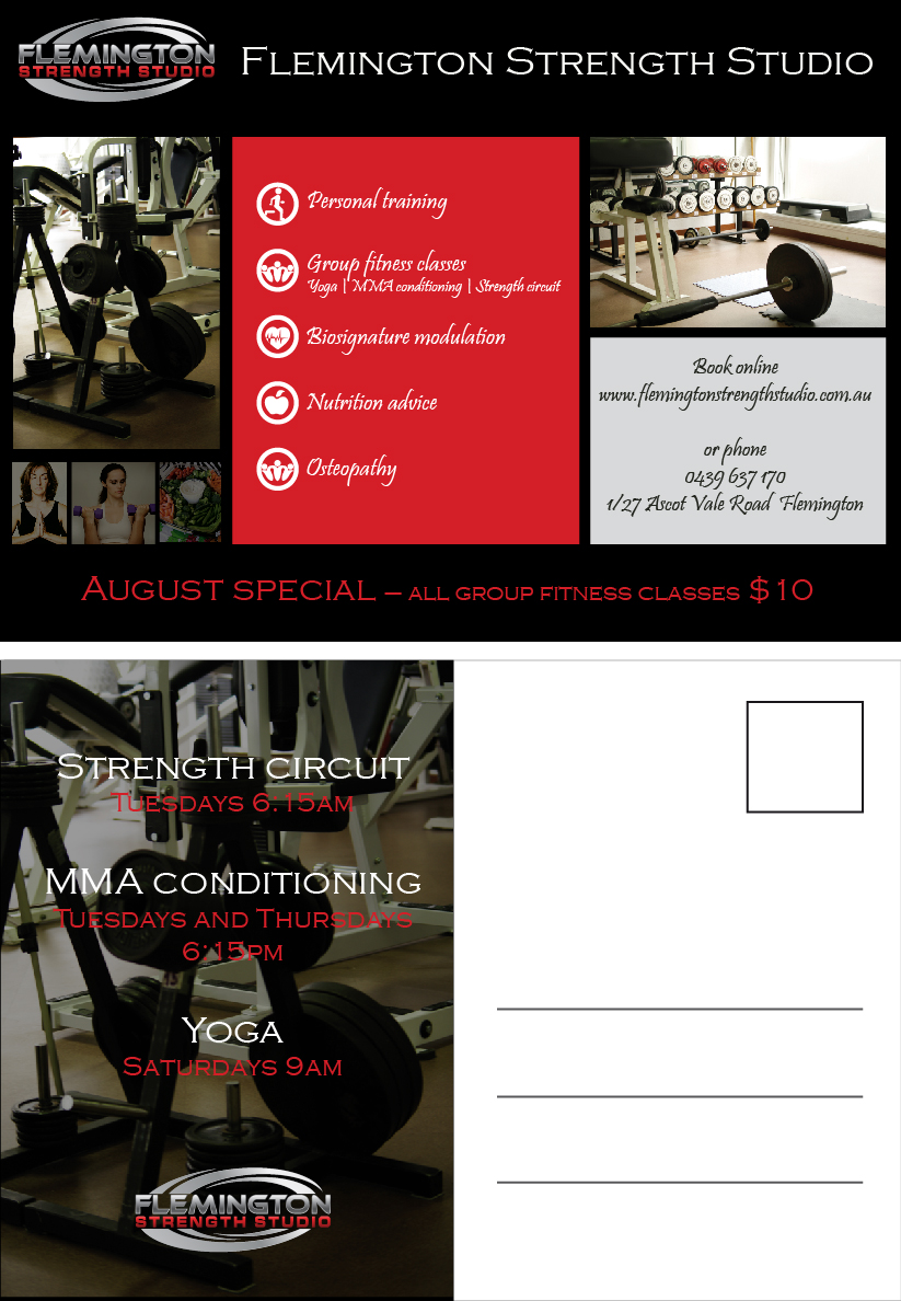 Diseño de Póster por mukherjee.m para Flemington Strength Studio | Diseño #4148793