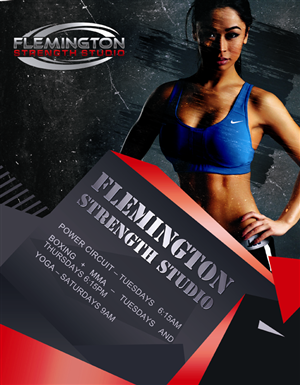 Poster Design by adrianarita for Flemington Strength Studio | Design: #4150235