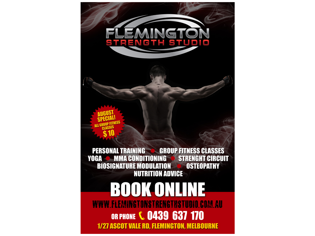 Poster Design by SBdesign for Flemington Strength Studio | Design #4145812