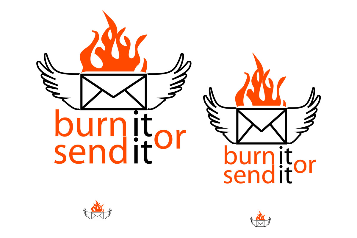 Logo Design by T2Dezign for Burn It Or Send It | Design #164746