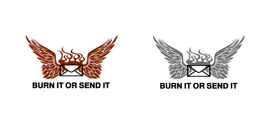 Logo Design by xinxinrenlei for Burn It Or Send It | Design #165506