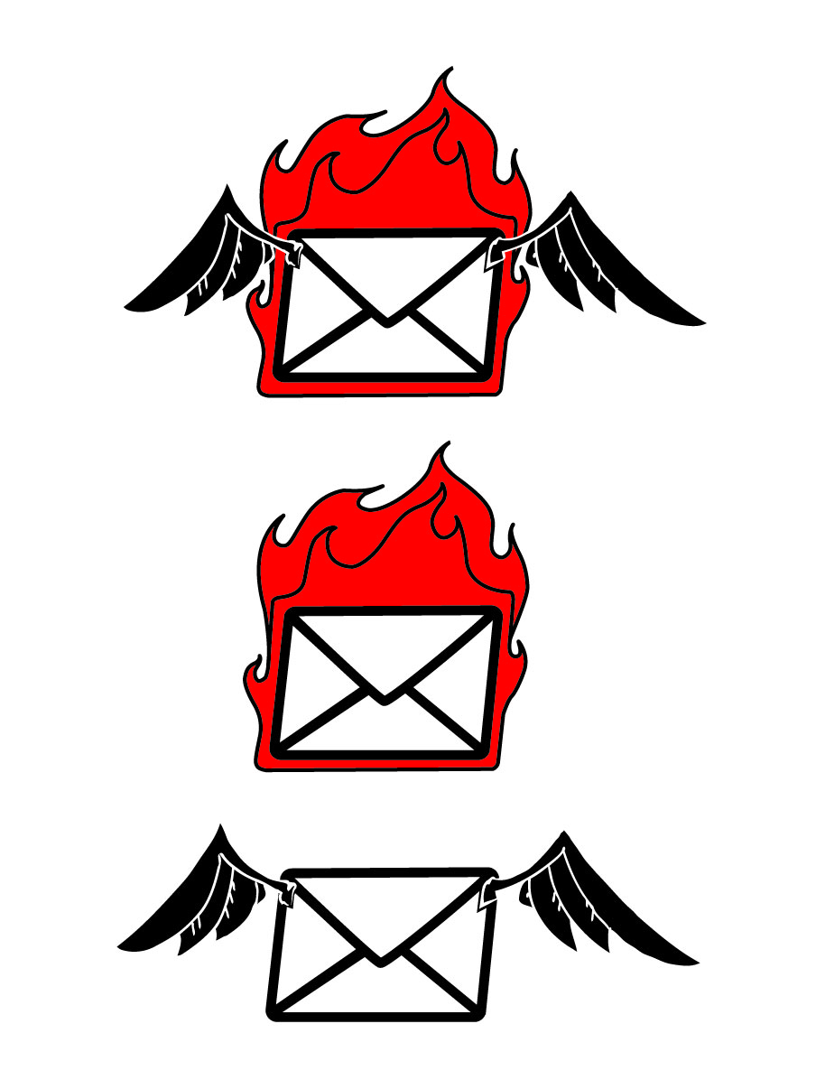 Logo Design by HeadSpace Graphic Design for Burn It Or Send It | Design #159044