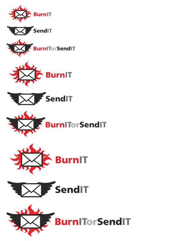 Logo Design by Fabrika for Burn It Or Send It | Design: #167429