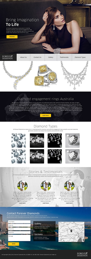 Web Design by DesignCreativity4you for this project | Design: #4178659