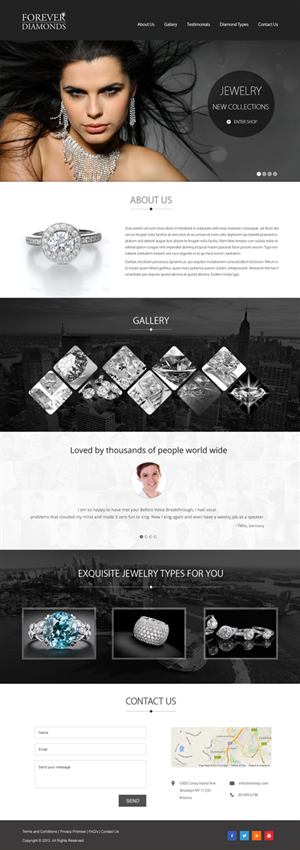 Web Design by Infinity Pix for this project | Design: #4148408
