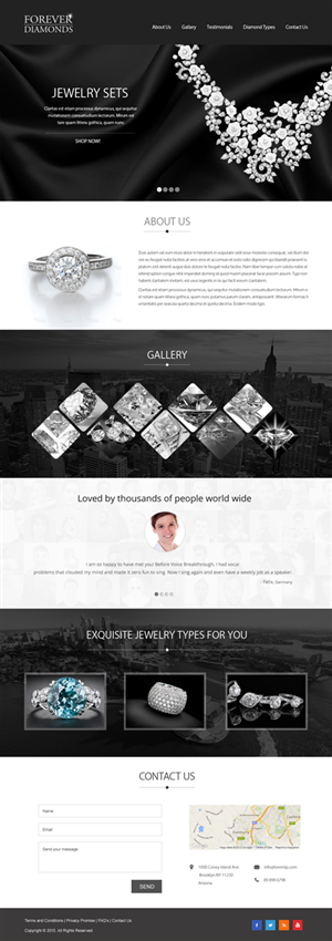 Web Design by Infinity Pix for this project | Design: #4148438