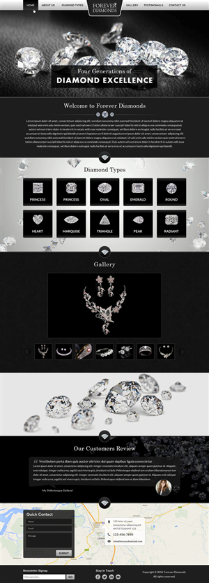 Jewelers Website | Web Design par Sbss