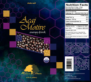 Acai Motive - Graphic Label | Graphic Design by Javelin Studio