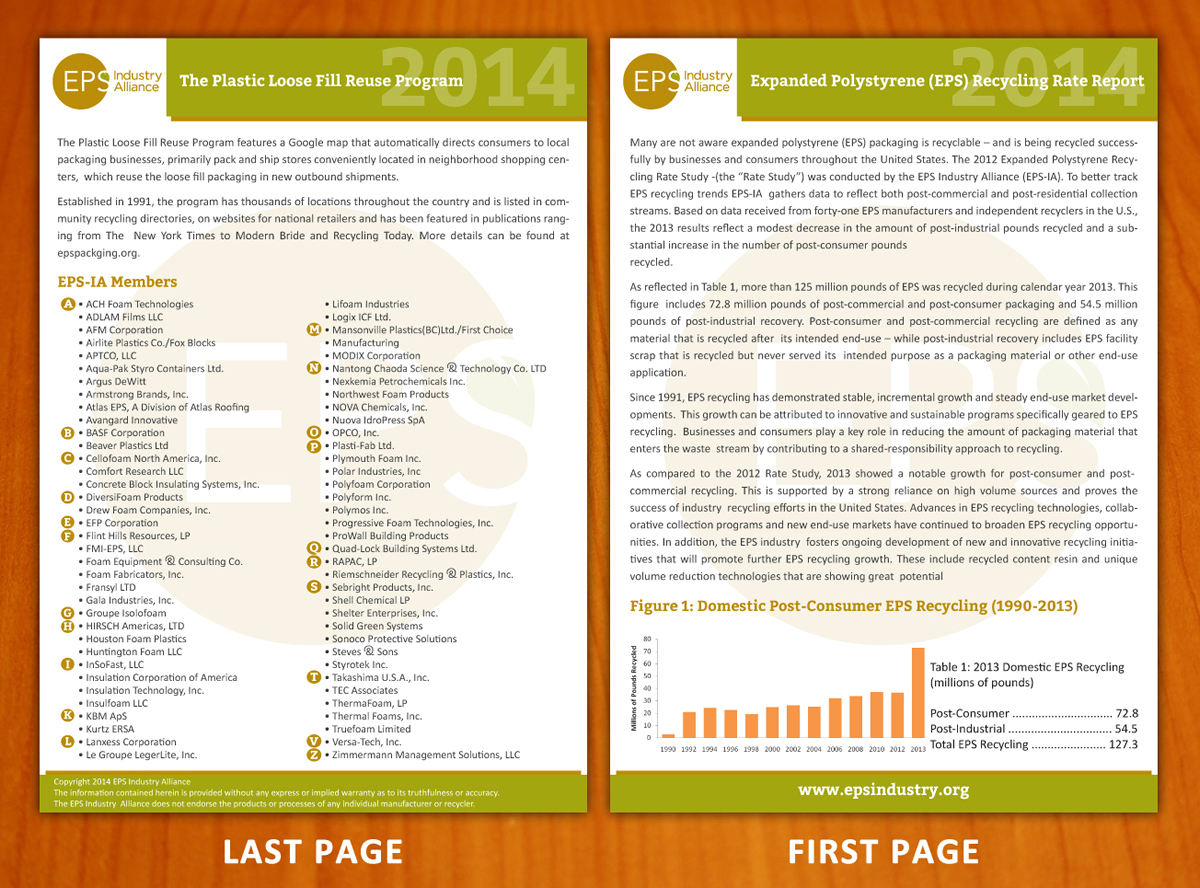 Brochure Design by Sbss for EPS-IA | Design #4311226