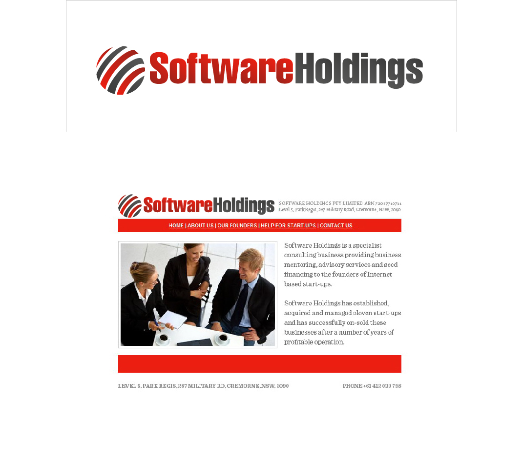 Logo Design by Fanol Ademi for Software Holdings | Design: #162720