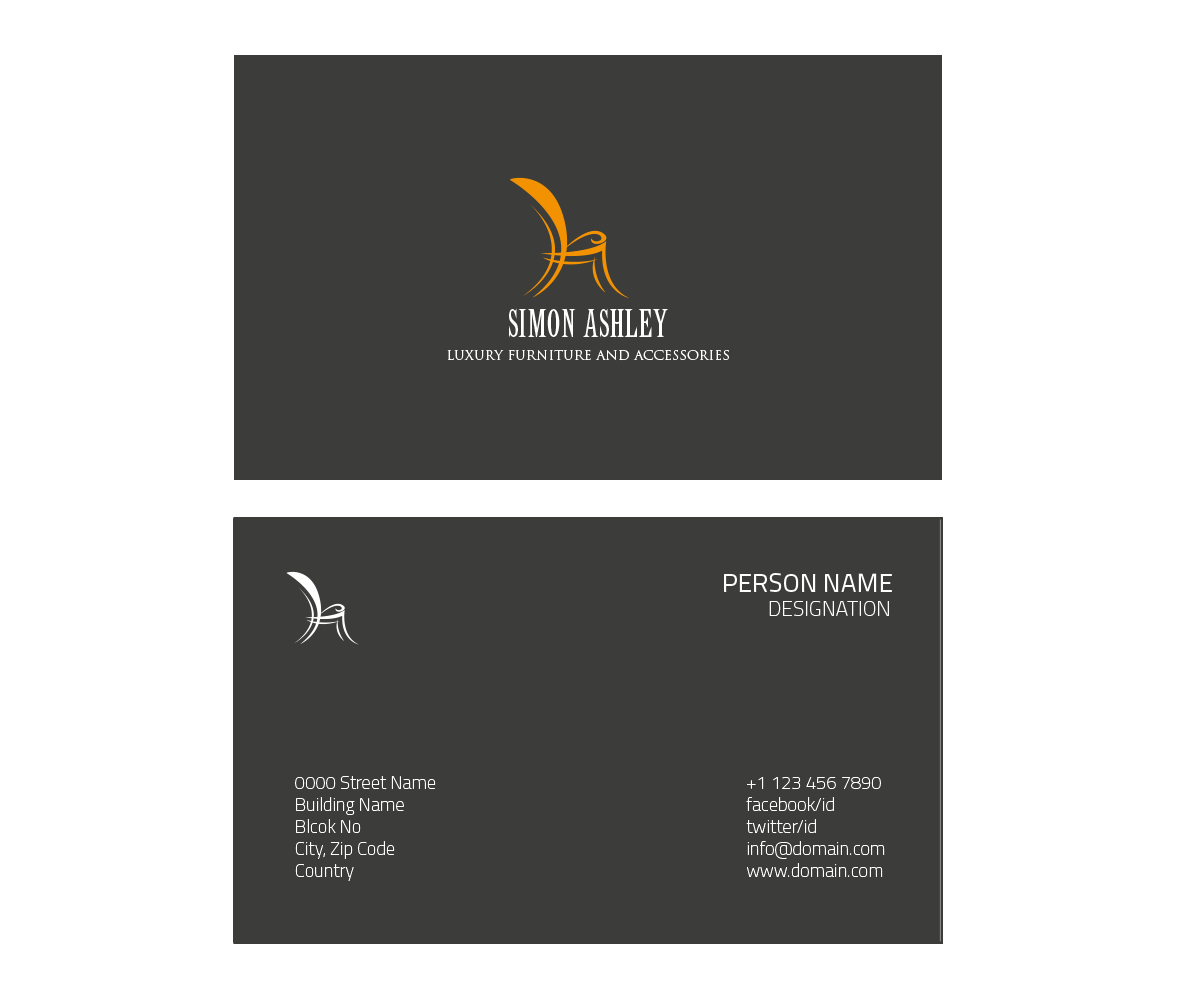 Business Card Design By Designsmillbd For International Luxury Furniture And Accessories Outsourcing Company Business Card Design By Designsmillbd For International Luxury Furniture And Accessories Outsourcing Company
