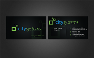 Visitenkarten-Design von Harshan für CITY SYSTEMS PTY LTD | Design: #4228285