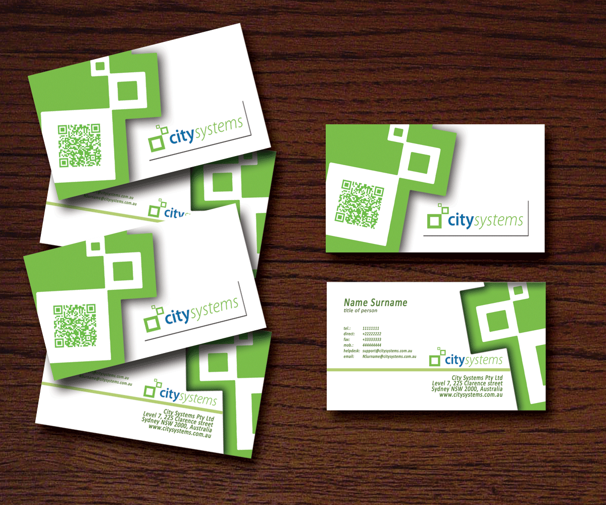 Business Card Design by ioannis1983gr for CITY SYSTEMS PTY LTD | Design #4162223