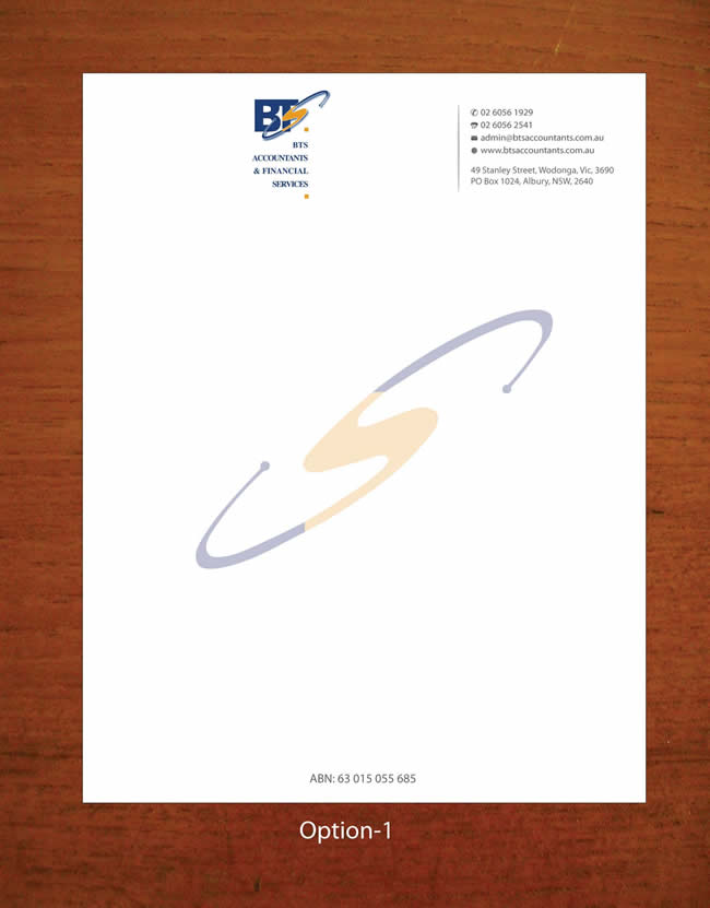 Letterhead Design by Sbss for this project | Design #1158115