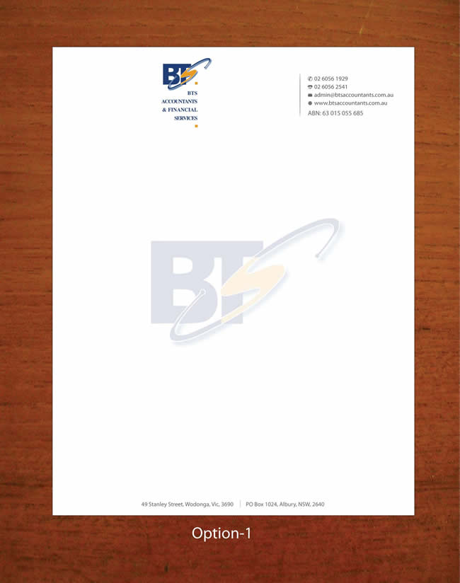 Letterhead Design by Sbss for this project | Design #1158119