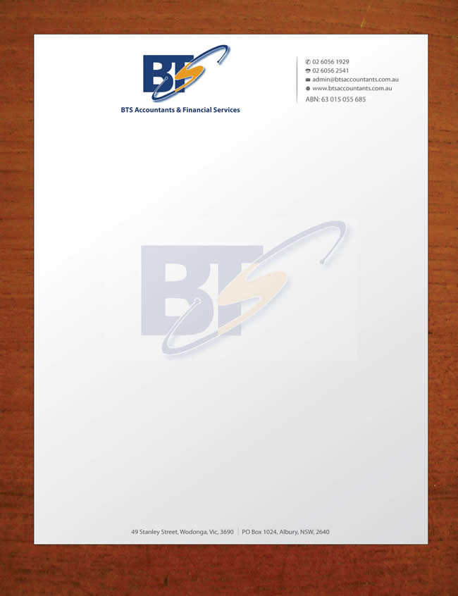 Letterhead Design by Sbss for this project | Design #1158127