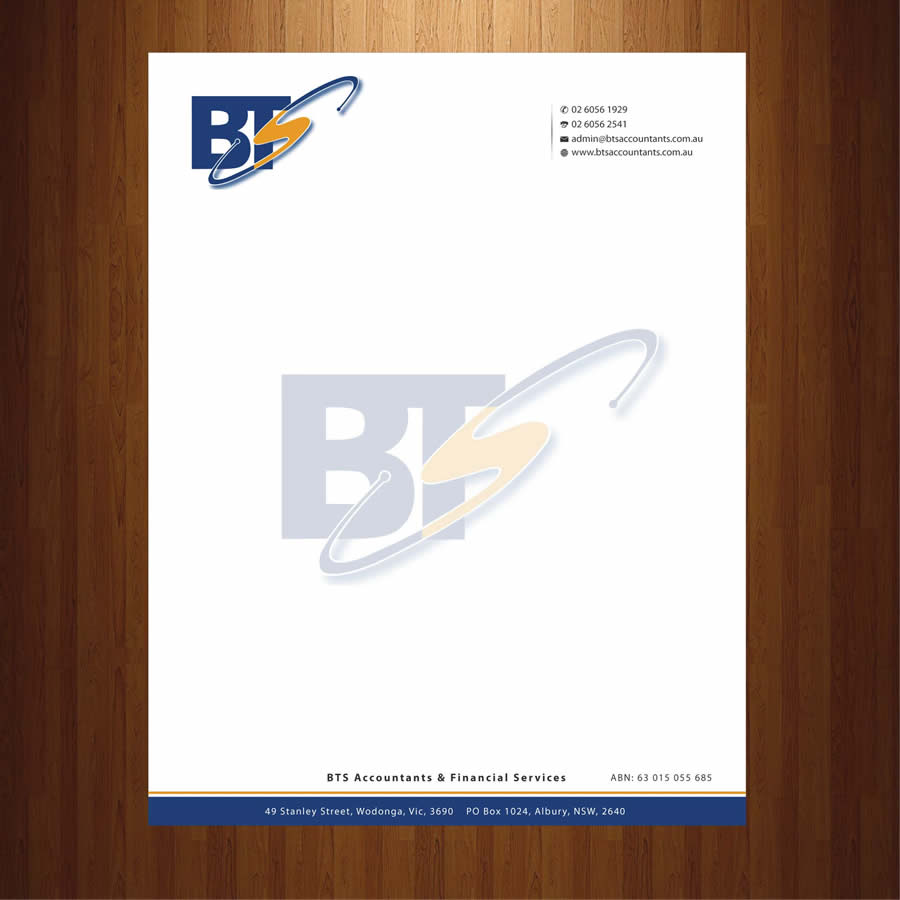 Letterhead Design by Sbss for this project | Design #1158414