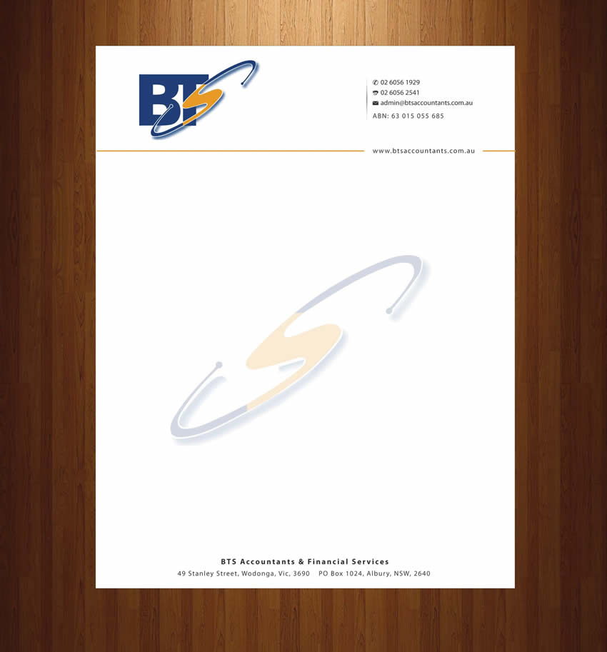 Letterhead Design by Sbss for this project | Design #1158416