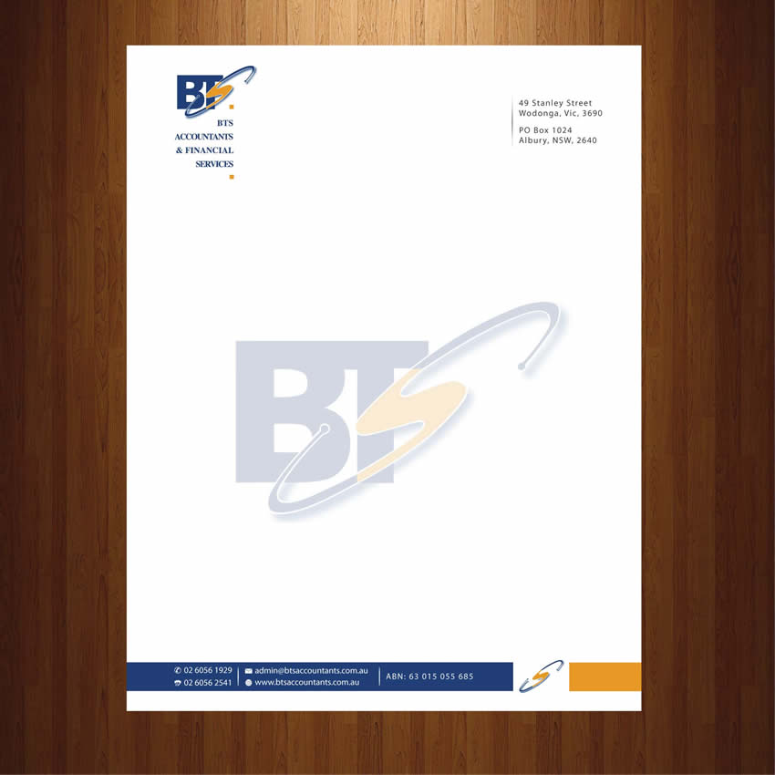 Letterhead Design by Sbss for this project | Design #1158418