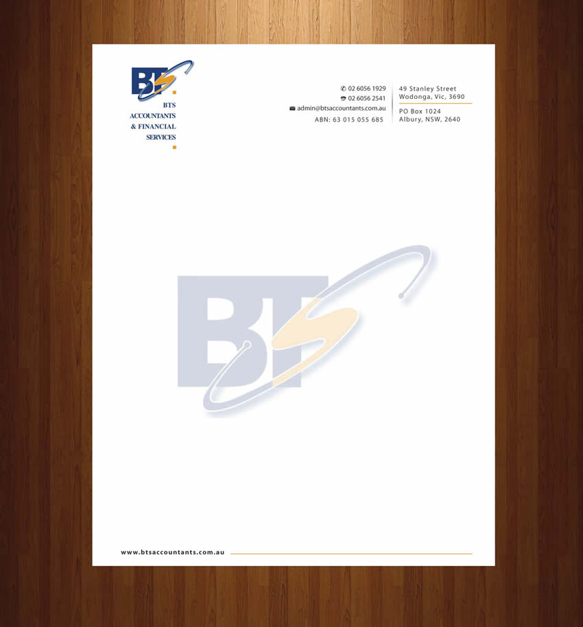 Letterhead Design by Sbss for this project | Design #1158422