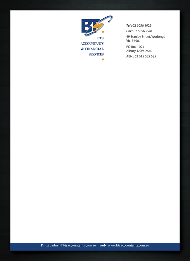 Letterhead Design by Sbss for this project | Design #1158427