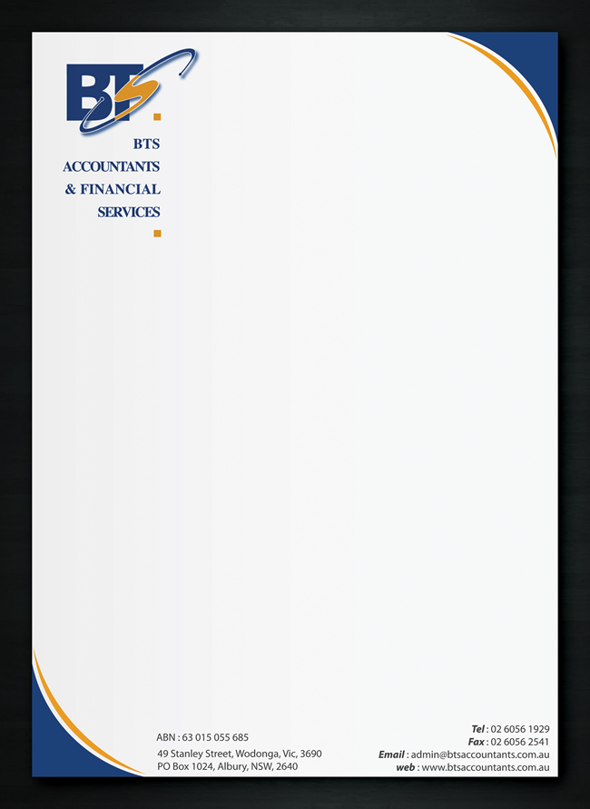 Letterhead Design by Sbss for this project | Design #1158429