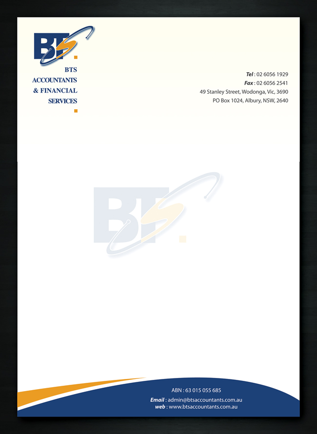 Letterhead Design by Sbss for this project | Design #1158432